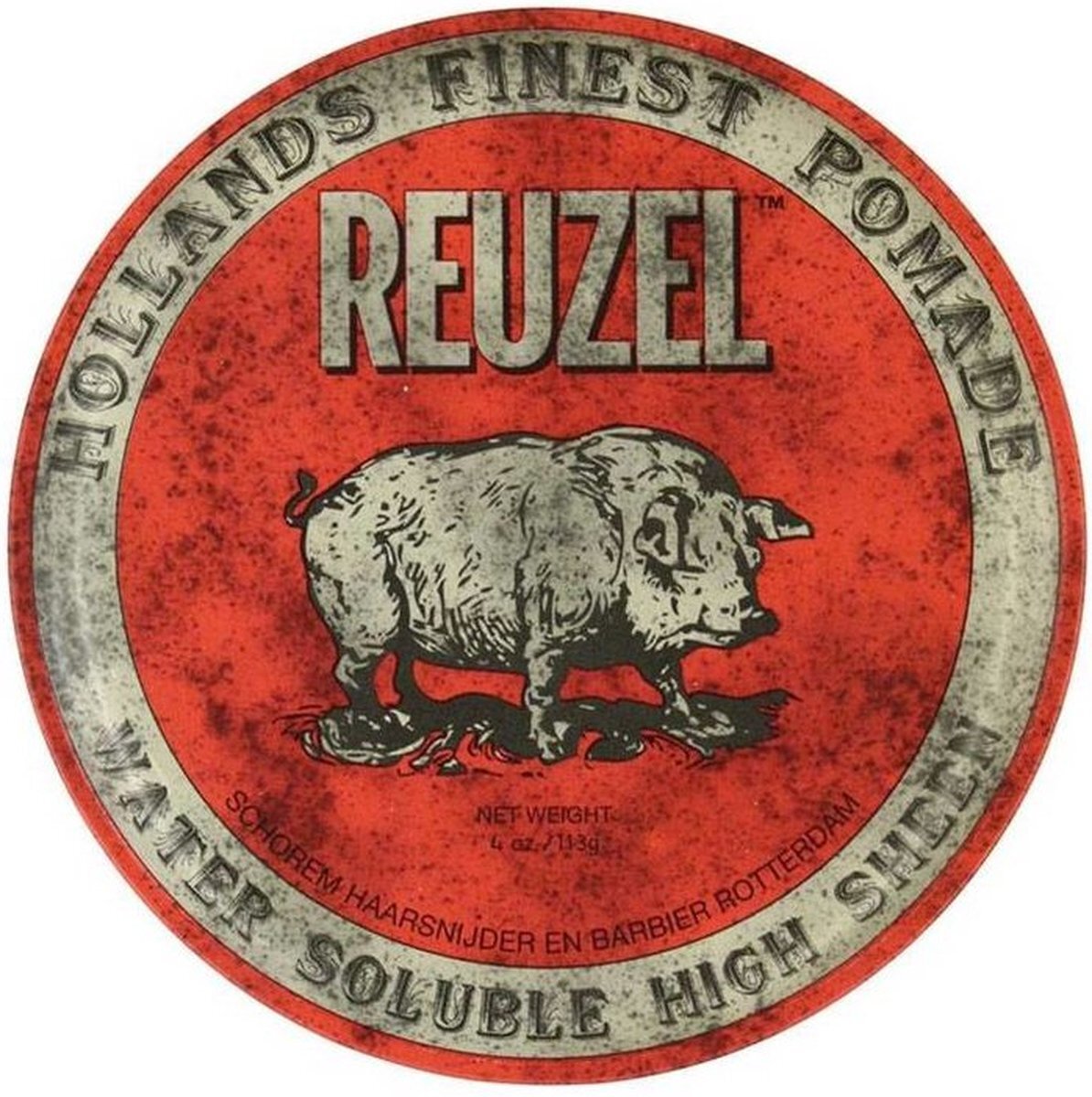 Reuzel Hf Pomade Water Soluble High Sheen - Red 113 gr