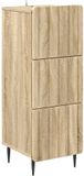 vidaXL Ladekast 33 x 34,5 x 92 cm Bewerkt hout Sonoma Eiken