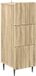 vidaXL Ladekast 33 x 34,5 x 92 cm Bewerkt hout Sonoma Eiken