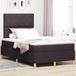 Maison Exclusive - Lit boxspring exclusif avec tête de lit en tissu, couleur marron foncé, dimensions 120 x 190 cm