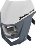 Polisport Halo Koplamp Wit/Grijs