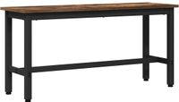vidaXL Banc de salle à manger chêne fumé 100 x 32,5 x 48,5 cm