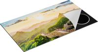 Chefcare Inductie Beschermer De Chinese Muur door de Bergen met Zon - 95x55 cm - Multicolor