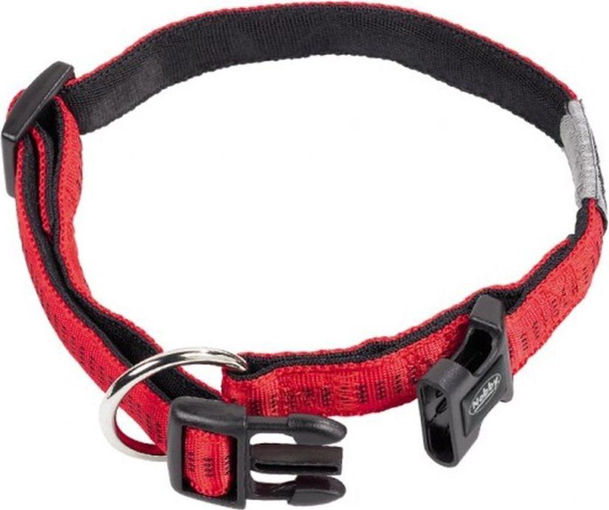 Nobby halsband soft grip rood - 25-35 cm