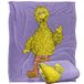 Sesamstraat Big Bird geschilderd officieel gelicentieerde Silky Touch super zachte plaid 152 x 127 cm