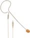 SubZero Single Ear Headset Mic, Compatible w/ Sennheiser Systems, Tan