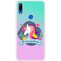 P Smart Z Je suis une licorne bedrukt siliconen hoesje