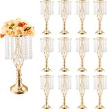 VEVOR 20x49cm Gouden Bloemenstandaard Moderne Bloemenvaas Bruiloft Decoratie Vazen