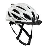 Black Crevice Fietshelm voor volwassenen, fietshelm voor dames en heren, MTB-helm, ademende fietshelm, in grootte verstelbaar (wit, M/L (58-61 cm)