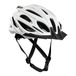 Black Crevice Fietshelm voor volwassenen, fietshelm voor dames en heren, MTB-helm, ademende fietshelm, in grootte verstelbaar (wit, M/L (58-61 cm)