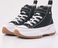 British Knights - Kaya Mid Fly Meisjes Sneakers Hoog - Maat 29 - Zwart
