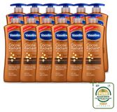 Vaseline 12 x Cacao Lait corporel nourrissant - Nourrissant intensément - 600 ml - Pack avantage