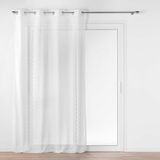 DOUCEUR D'INTERIEUR Gordijn met ringen ODILIA, 140 x 280 cm, wit