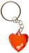 Duckiez Sleutelhanger Transparant Hart Rood
