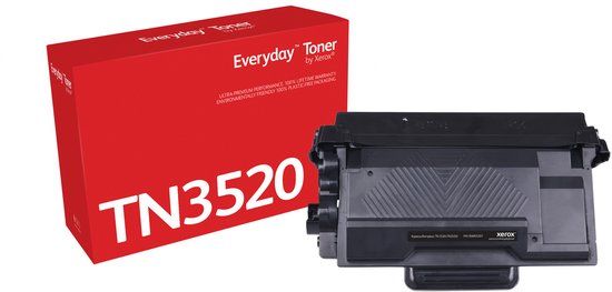 Xerox Everyday Zwart Toner compatibel met Brother TN3520, Ultra hoge capaciteit