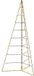 vidaXL Metalen kerstboom KUOPIO 210 cm Warmwit Staal Zwart