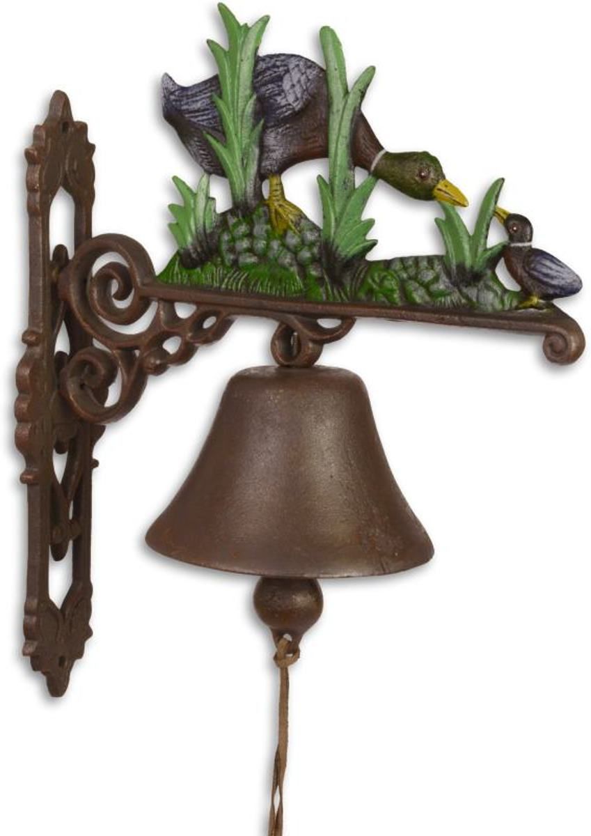 MadDeco gietijzeren deurbel met eenden - 8719831573820