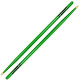 Zildjian 5ACWDGG 5A Acorn Neon Green drumstokken