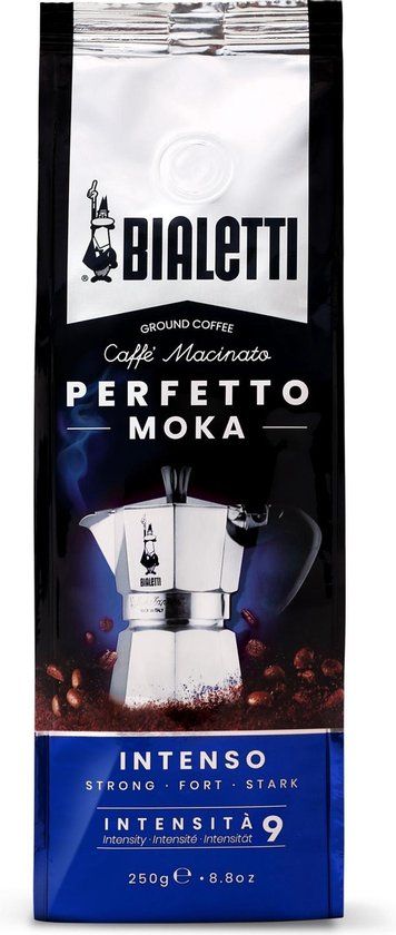 Bialetti Perfetto Moka Intenso Gemalen Koffie - 250g