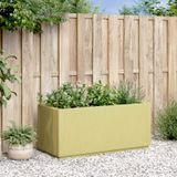 Maison Exclusive - Jardinière pour jardin, vert, 80 x 36 x 35 cm, en PP (polypropylène)