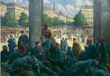 Grafika Maximilien Luce - Gare de l'Est 1917 - 1000 stukjes Legpuzzel
