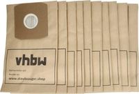 vhbw 10x sacs aspirateur compatibles avec Daewoo RC-4006B, RC-4006, RC-4005, RC-400, RC-410, RC-480, RC-470, RC-700 aspirateur - 27,5cm x 16,5cm sable