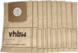 vhbw 10x sacs aspirateur compatibles avec Daewoo RC-4006B, RC-4006, RC-4005, RC-400, RC-410, RC-480, RC-470, RC-700 aspirateur - 27,5cm x 16,5cm sable