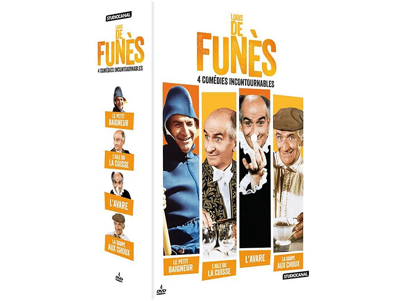 CLD louis de funes: 4 comédies incontournables - dvd