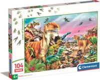 Clementoni Puzzel Super Land of Dinosaurs 104 Stukjes