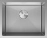 Mexen Trixo évier en acier 1 bac 540 x 440 , inox HC
