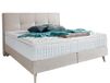 Atlantic Home Collection Boxspringbed FRANKA, 140x200 cm, inclusief topper (hardheidsgraad H2), crème