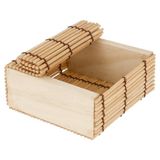Garcia de Pou Kleine sushi-dozen van bamboe, naturel, 8,5 x 8,5 x 4 cm