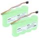 vhbw 2x batterie compatible avec Fluke 43B, 125 003S, 120, 43, 125 appareil de mesure (3000 mAh, 4,8 V, NiMH)