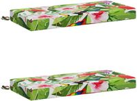 vidaXL - Coussin de banc - SOEST - 2 pièces - 100% Polyester - Multicolore