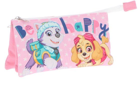 PAW Patrol Etui - Pennenetui voor Kind - Rechthoekig - Roze - Pennenzak
