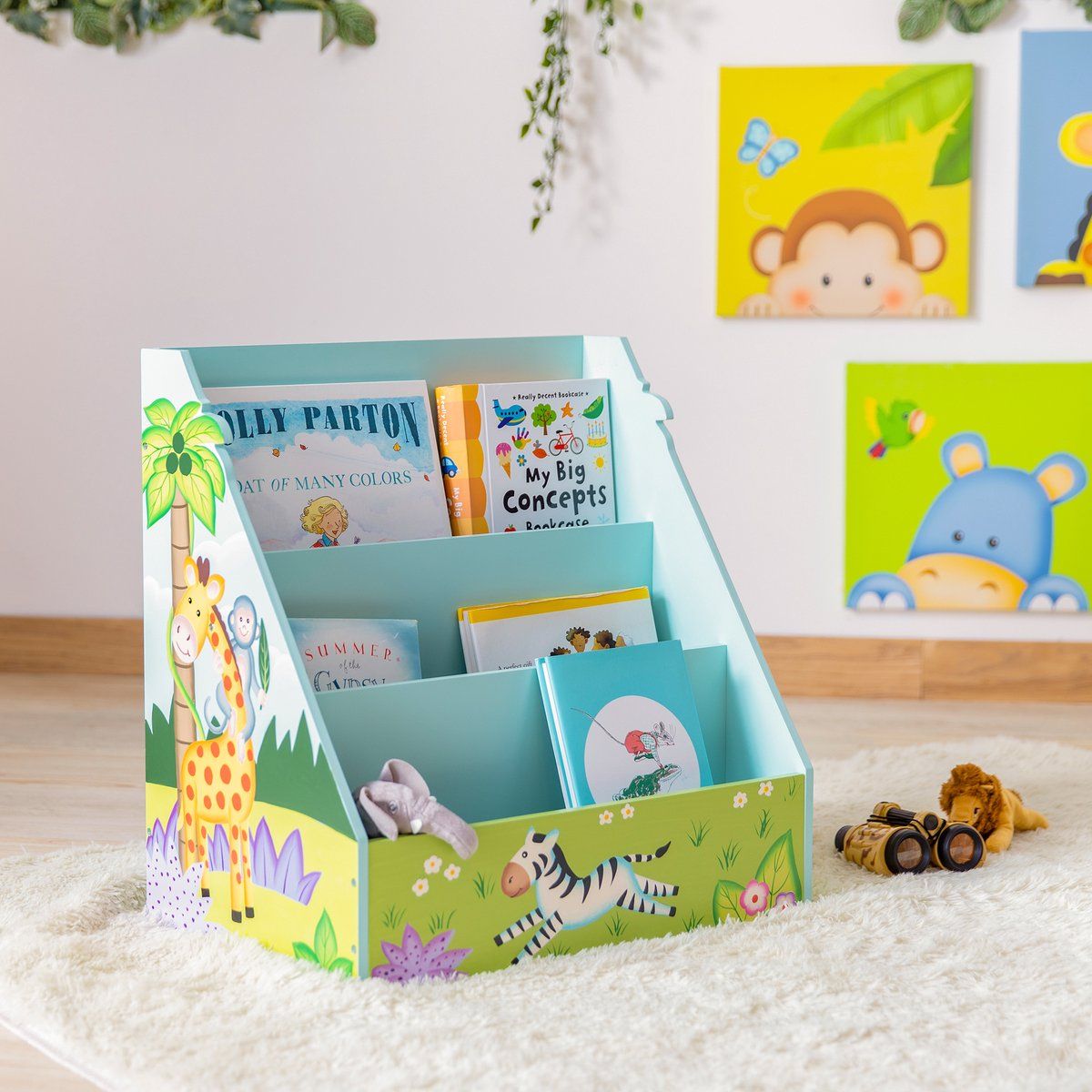 Fantasy Fields Sunny Safari boeken-/tijdschriftenrek voor kinderen - 0810083332253
