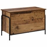 vidaXL Opbergbox Oud hout 80 x 40 x 49,5 cm Bewerkt hout