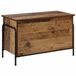 vidaXL Boîte de rangement Vieux bois 80 x 40 x 49,5 cm Bois traité