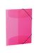 HERMA 19505 Verzamelmappen A4 doorschijnend roze roze, 3 stuks, hoekspanmappen voor kinderen van kunststof met binnenklep en elastiek, stevige plastic mappen voor jongens en meisjes