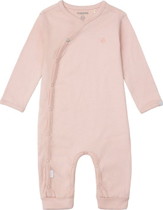 Noppies Baby Romper Nevis - Rose Smoke - Maat 74 - Unisex