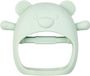 Nattou Silicone Bijthandschoen Beer - Silicone bijtring - 8 cm - Groen