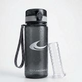 DAIKOKU - Sportwaterfles, 500 ml, BPA-vrij, lekvrij, ergonomisch en slagvast, ideaal voor sport en outdoor, grijs