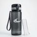 DAIKOKU - Sportwaterfles, 500 ml, BPA-vrij, lekvrij, ergonomisch en slagvast, ideaal voor sport en outdoor, grijs