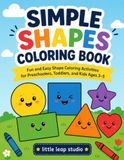 Simple Shapes Coloring Book