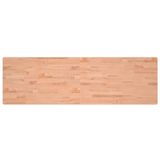 vidaXL Bureaublad 180x55x2,5 cm massief beukenhout