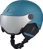 Cairn Android J Casque de ski enfant avec visière - Topaze mat - Taille 46/48