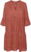 Vero Moda VMHONEY Dentelle 3/4 Col V Tunique Tissée - Burnt Sienna - S