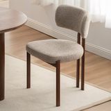 Milton & Oldbrook Eetkamerstoel Ubeda Walnootlook