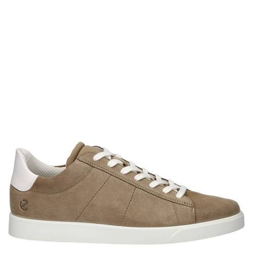 Ecco Street Lite suède sneakers taupe