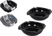Asbak Privilege Asbak Melamine (10 cm) (2 stuks) zwart